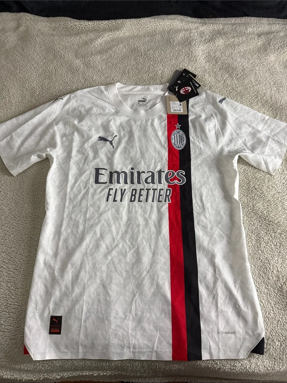 AC Milan #9 Olivier Giroud 2023-24 Serie A Puma Away Player Edition Jersey_2